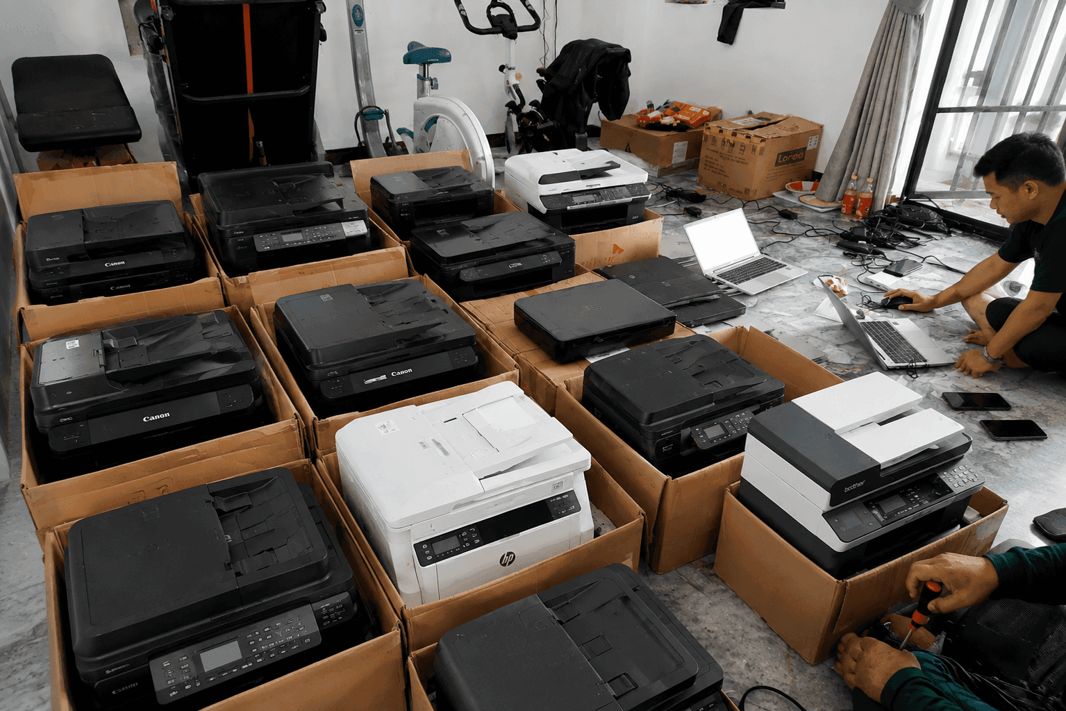 Terima printer bekas